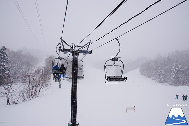 富良野スキー場　初滑り パウダースノー